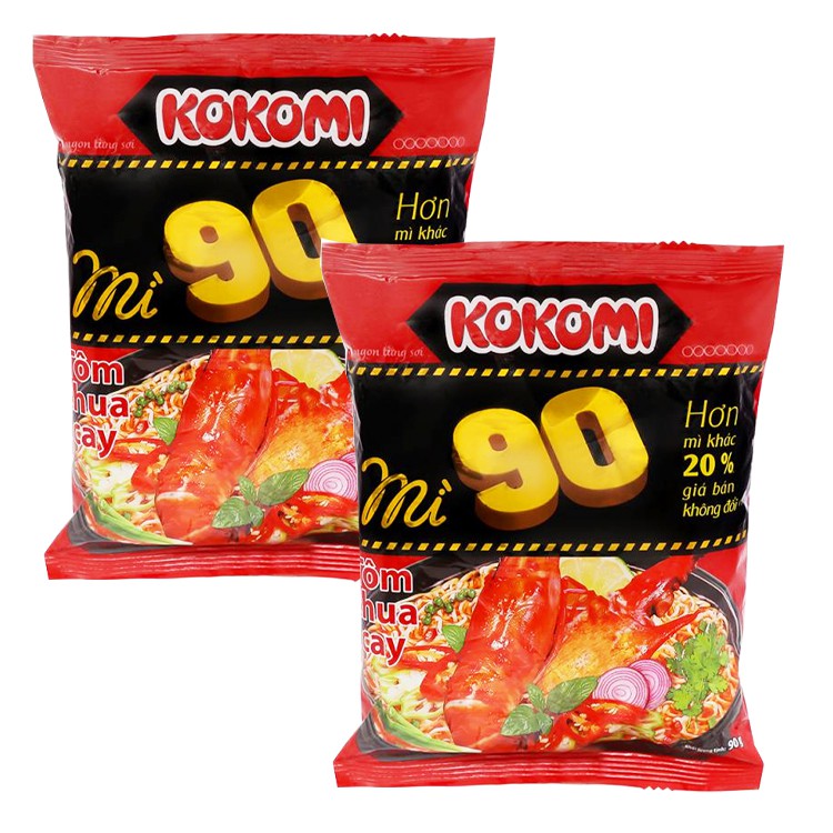 Mì Kokomi Đại 90 Tôm chua cay MN 30gói x 90gr